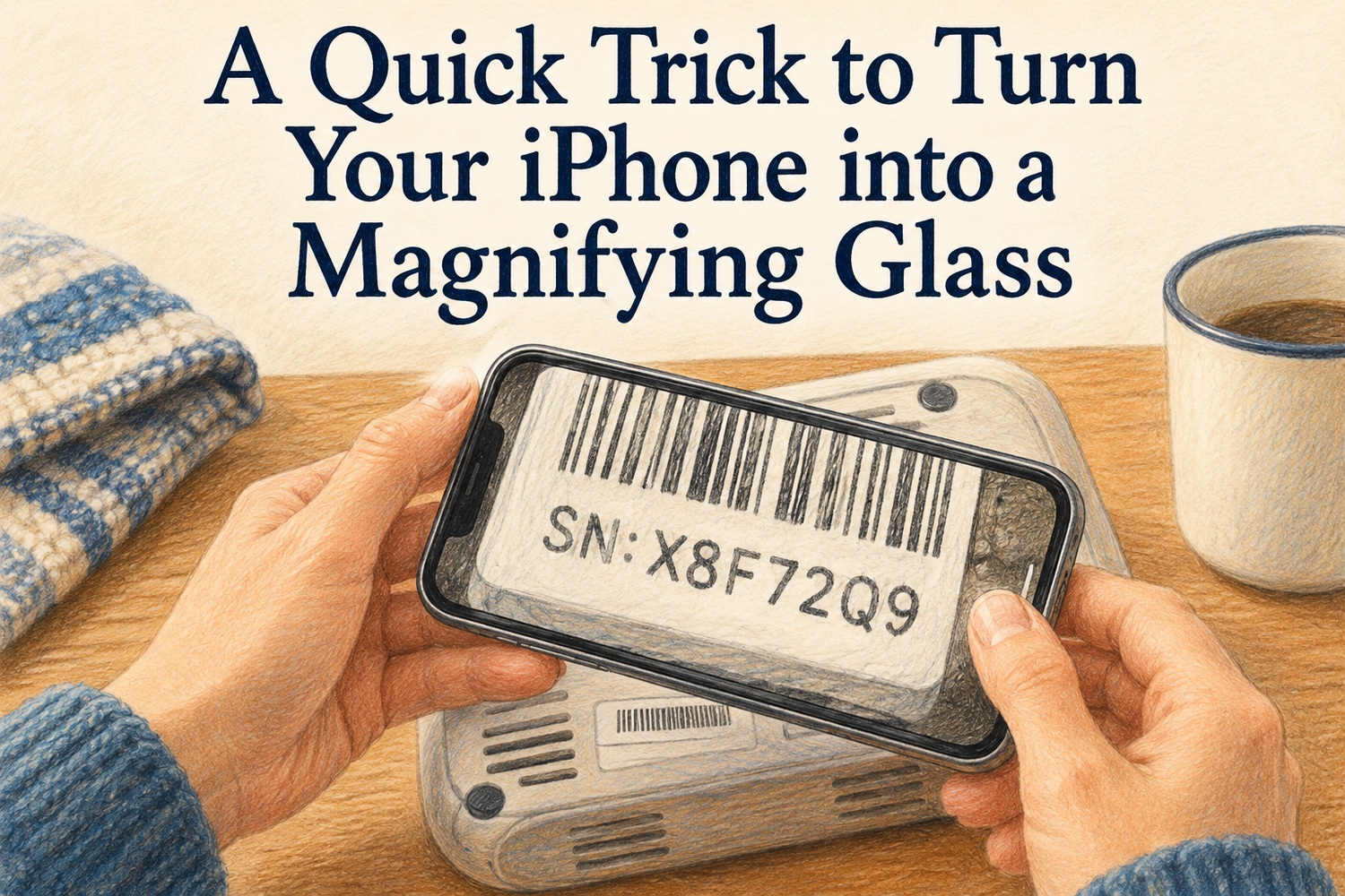 A Quick Trick to Turn Your iPhone into a Magnifying Glass