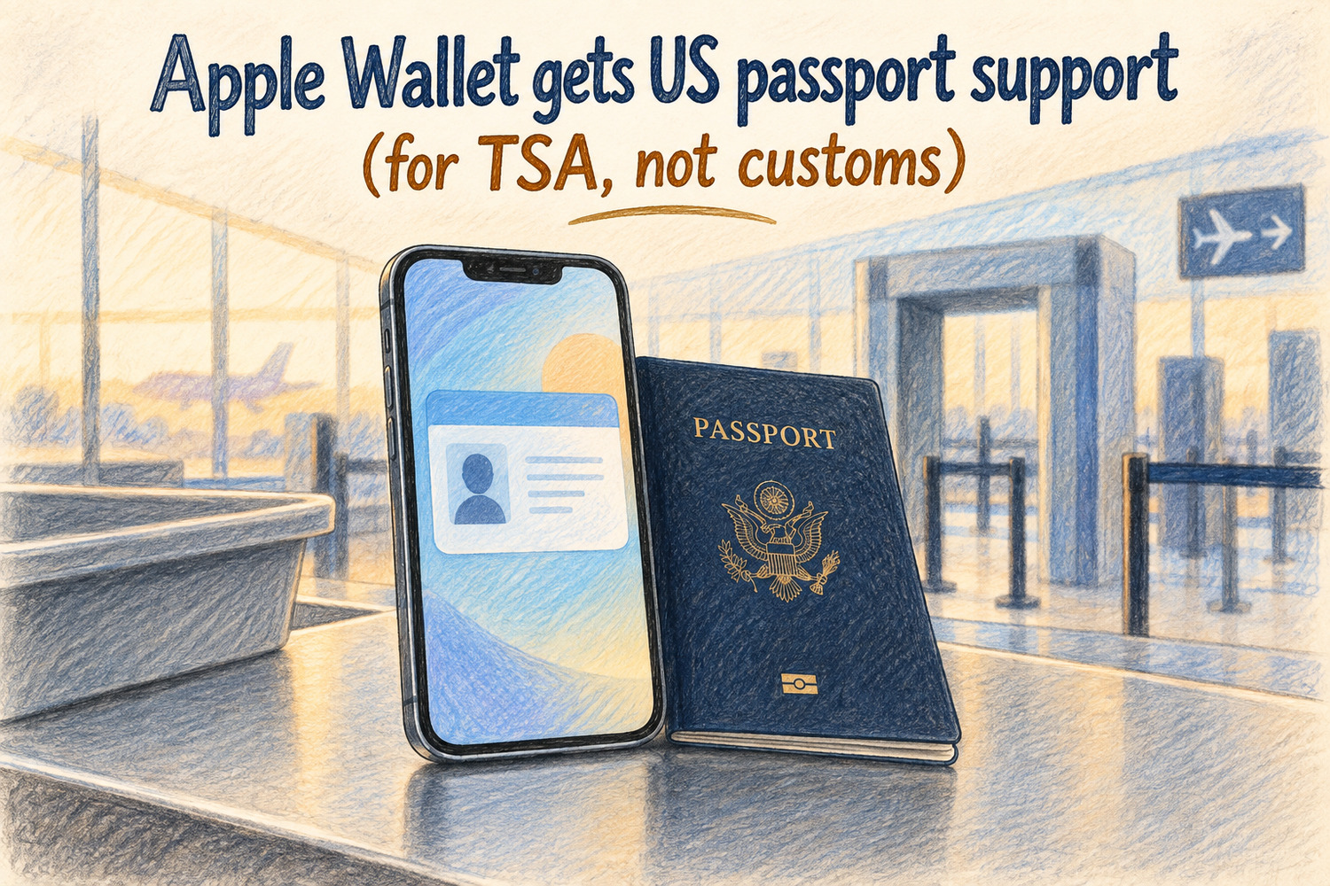 Apple Wallet gets US passport support (for TSA, not customs)