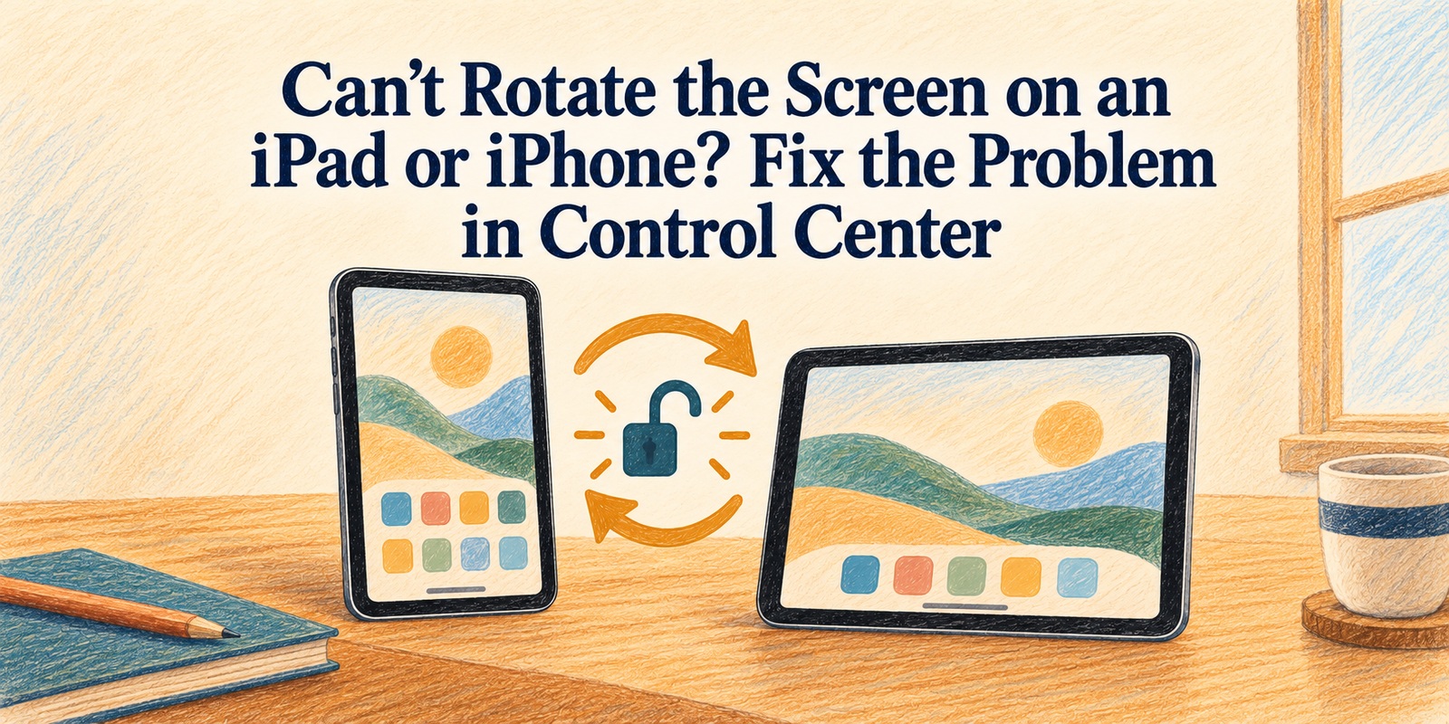 Can’t Rotate the Screen on an iPad or iPhone? Fix the Problem in Control Center