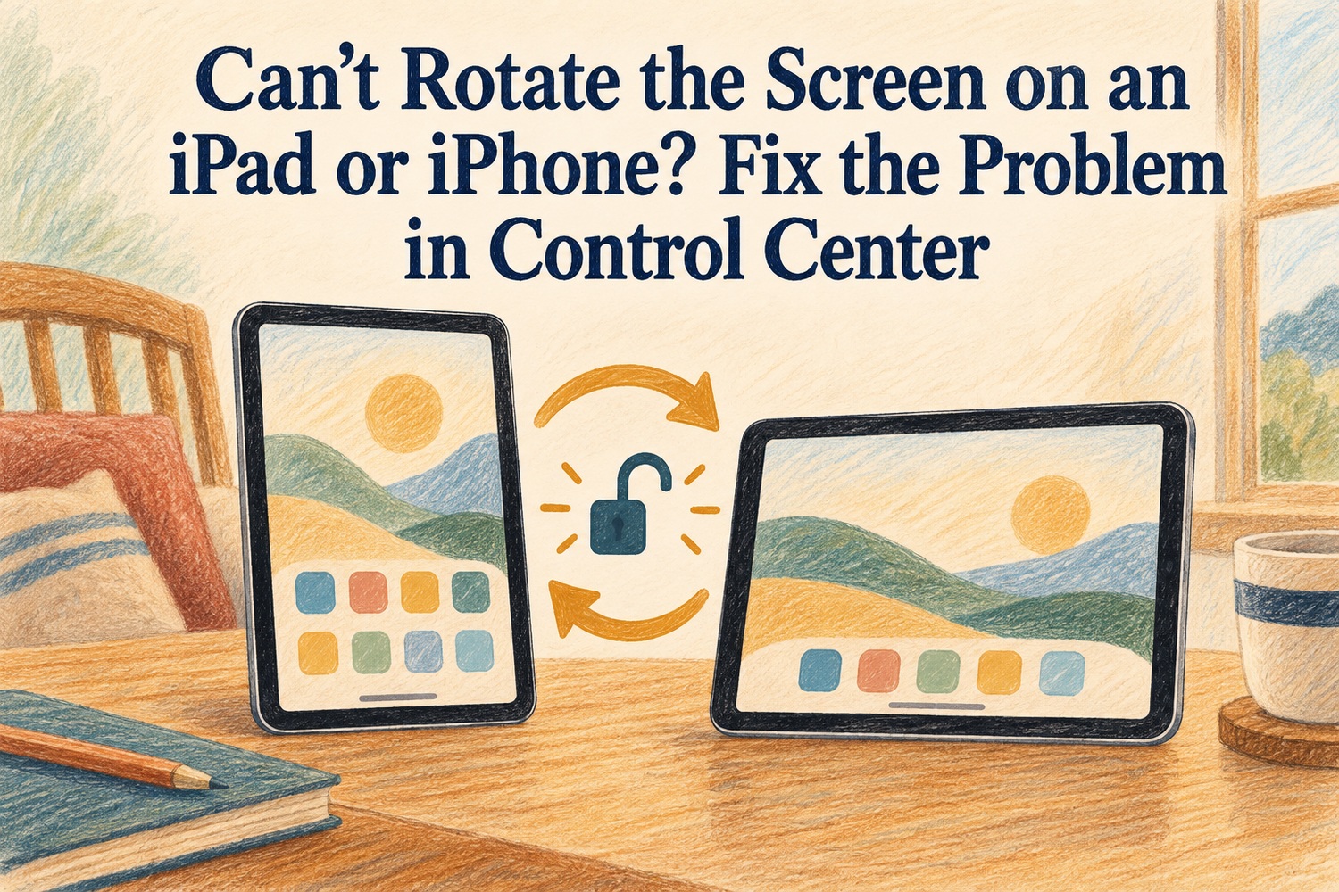 Can’t Rotate the Screen on an iPad or iPhone? Fix the Problem in Control Center