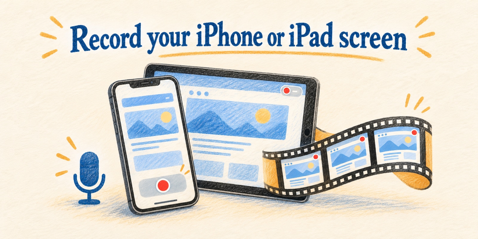 Record your iPhone or iPad screen