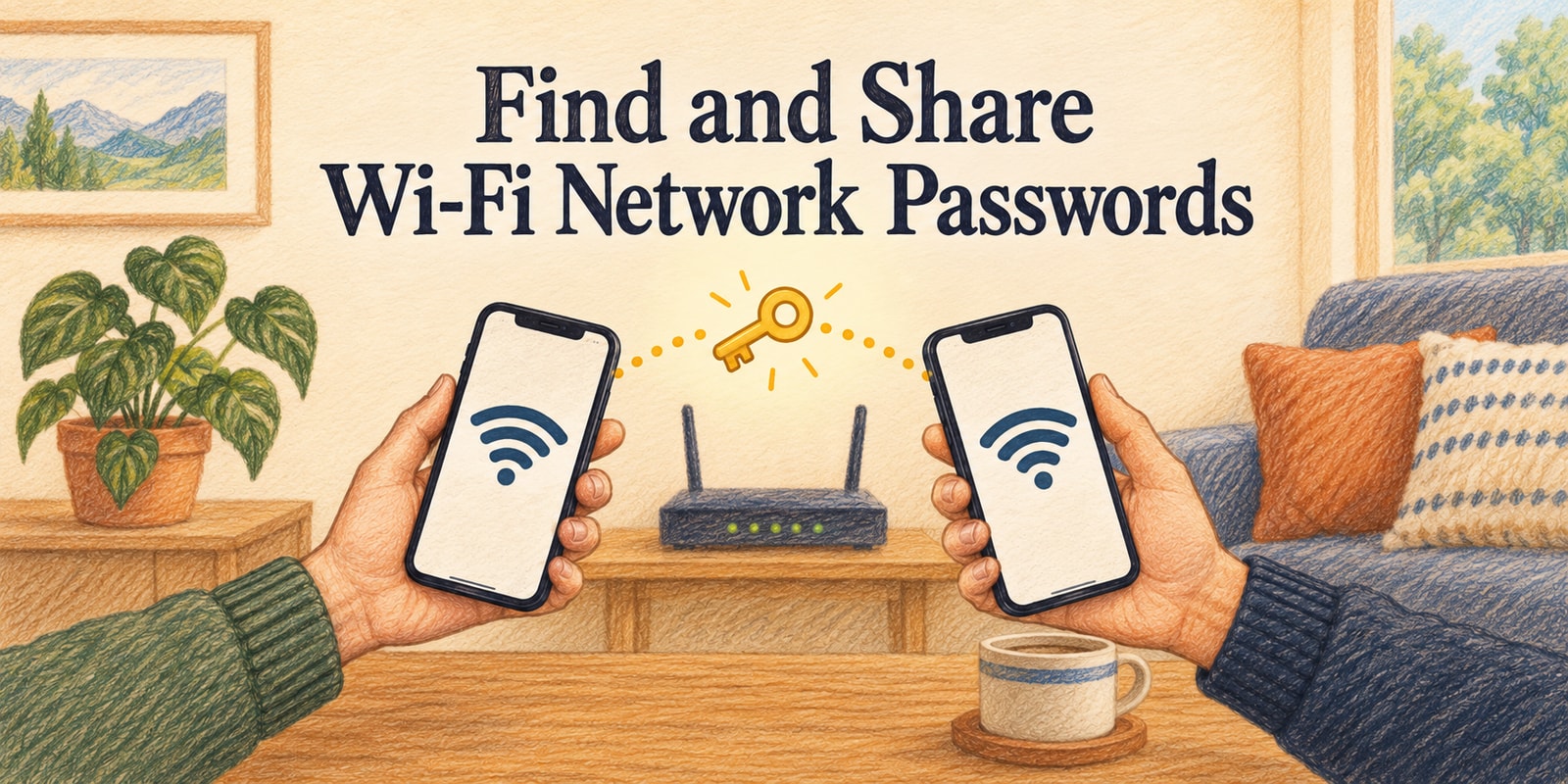 Find and Share Wi-Fi Network Passwords
