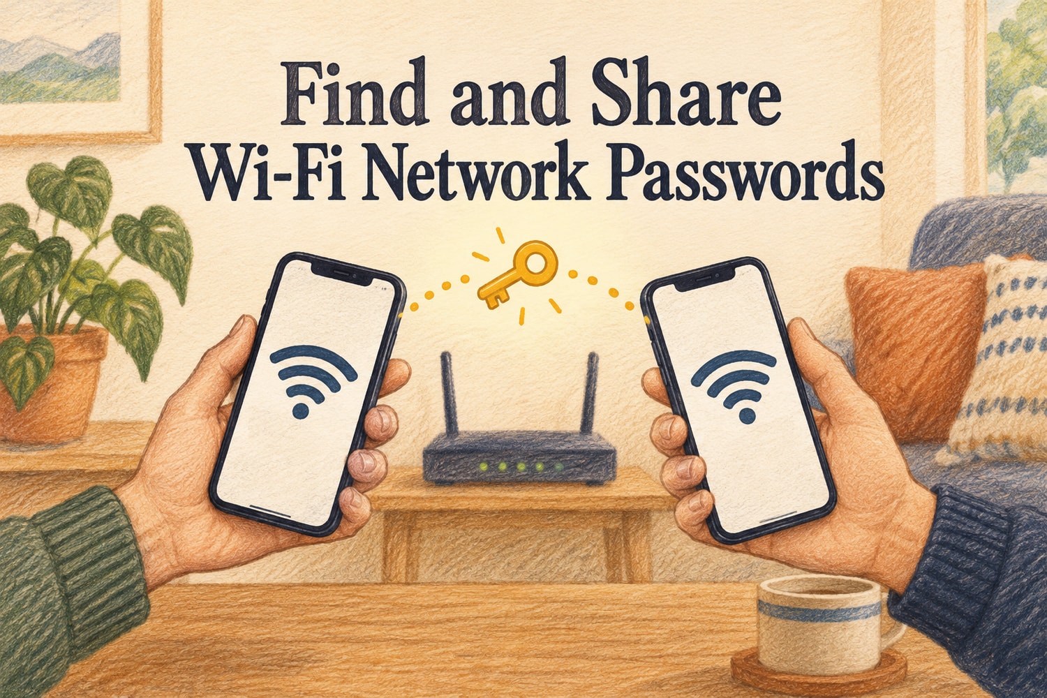 Find and Share Wi-Fi Network Passwords
