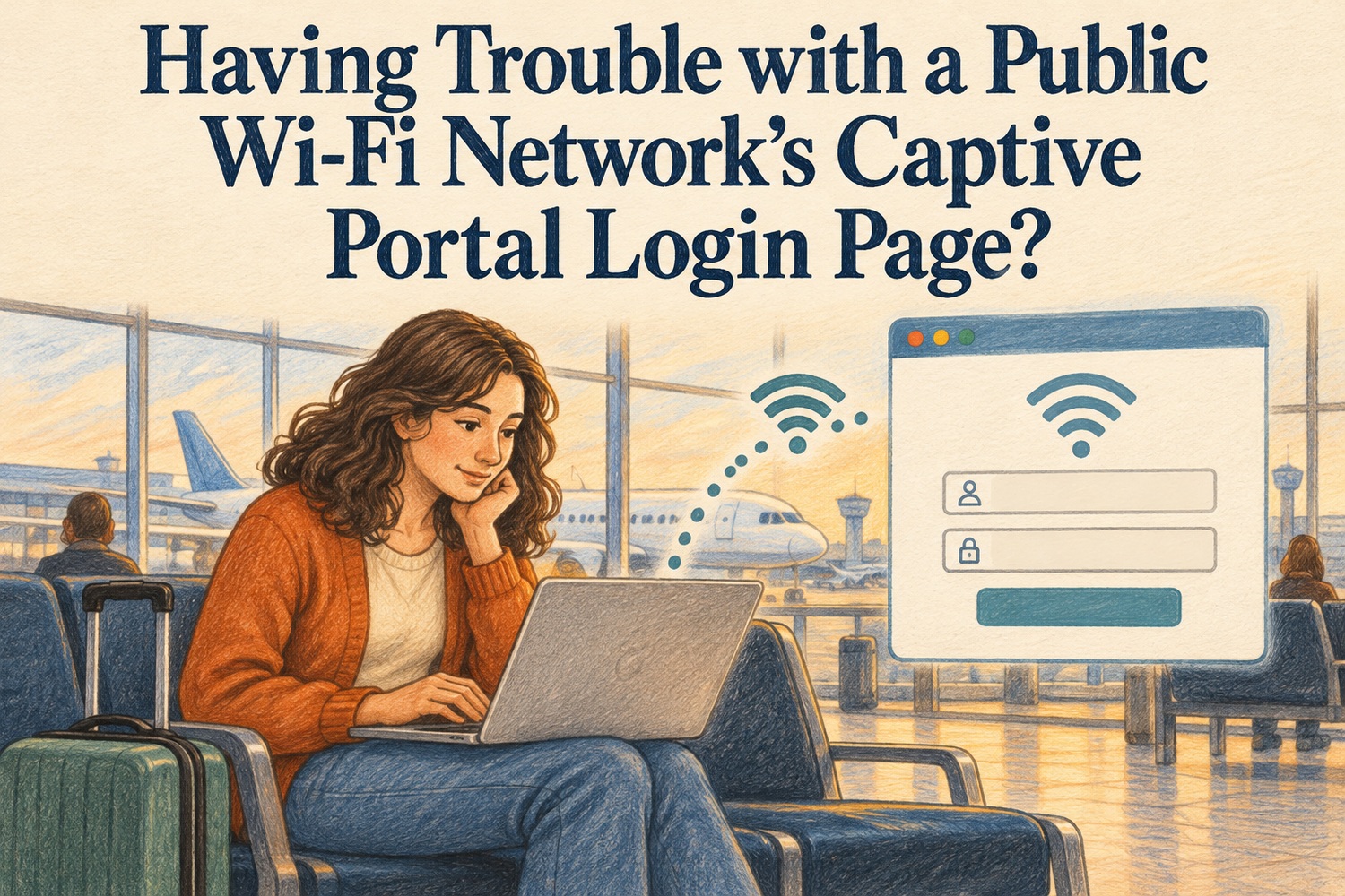 Having Trouble with a Public Wi-Fi Network’s Captive Portal Login Page?