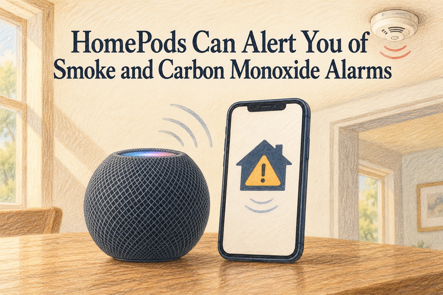 HomePods Can Alert You of Smoke and Carbon Monoxide Alarms
