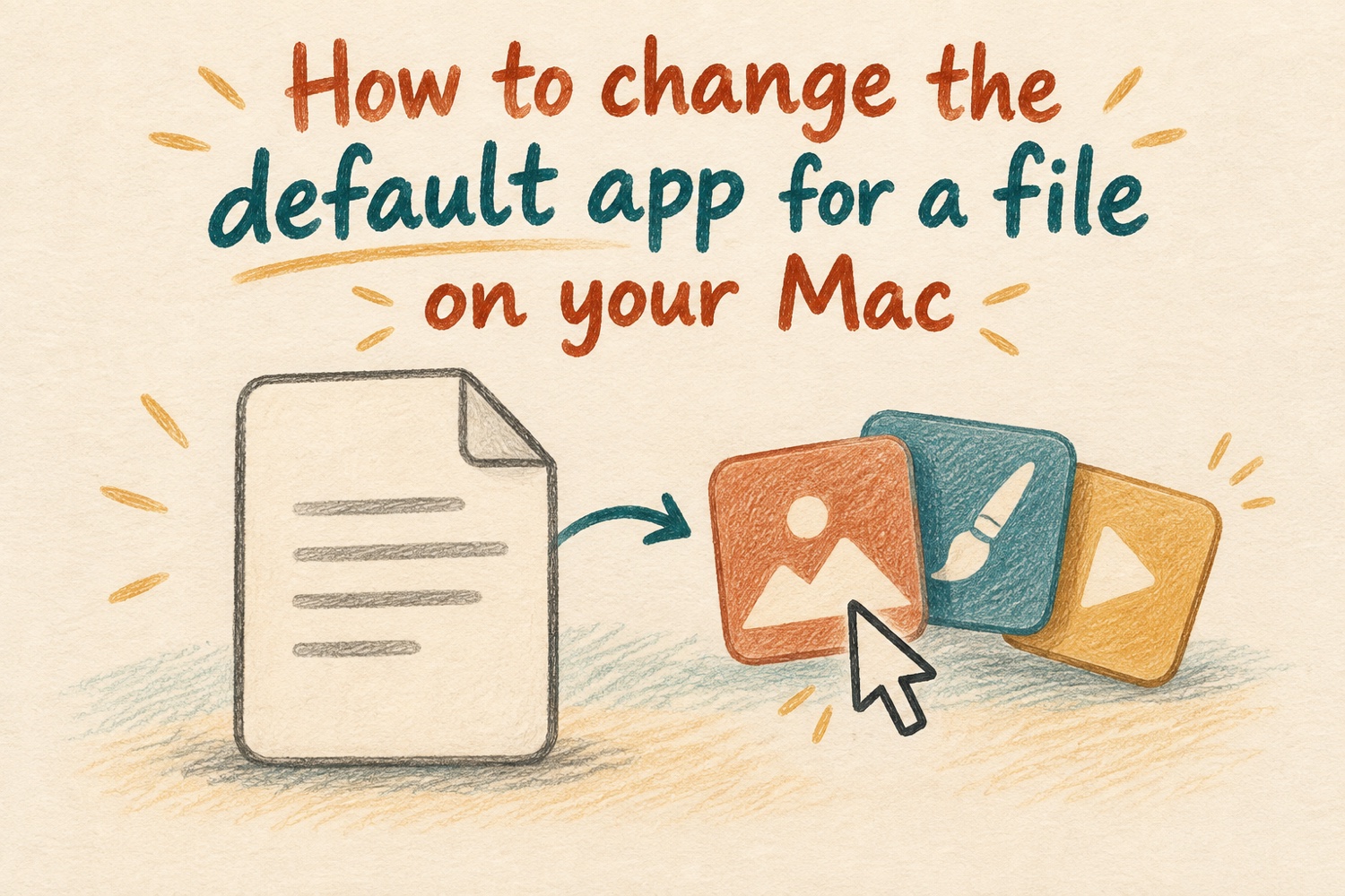How to change the default app for a file on your Mac