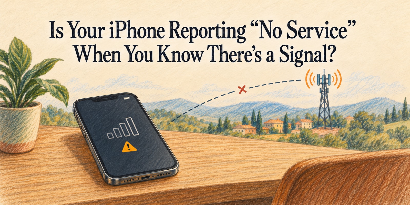 Is Your iPhone Reporting “No Service” When You Know There’s a Signal?