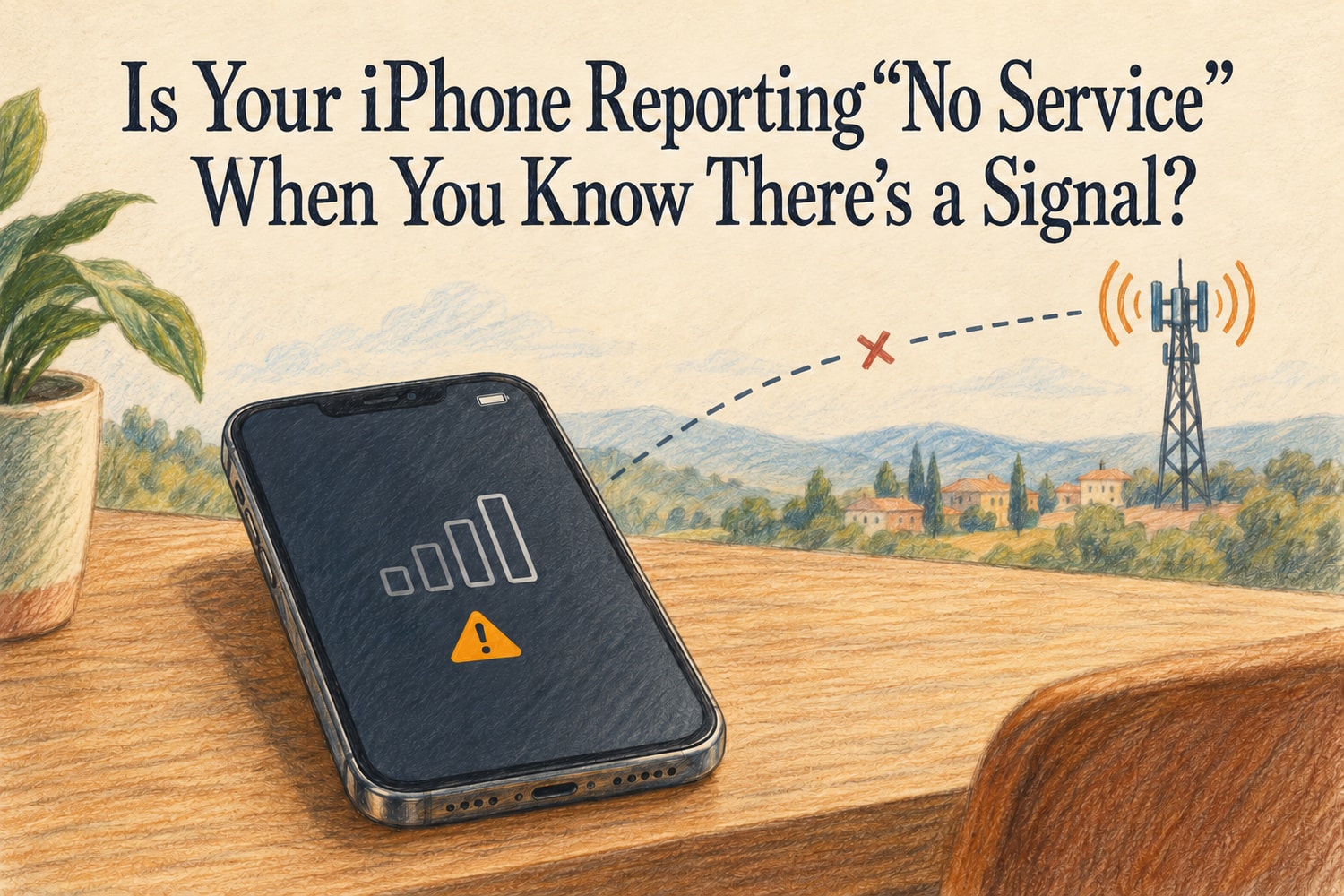 Is Your iPhone Reporting “No Service” When You Know There’s a Signal?