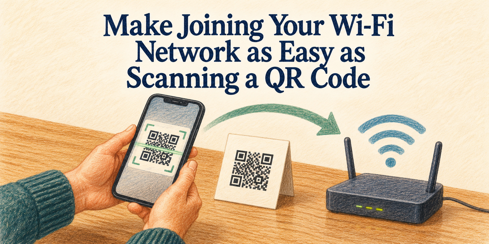Make Joining Your Wi-Fi Network as Easy as Scanning a QR Code