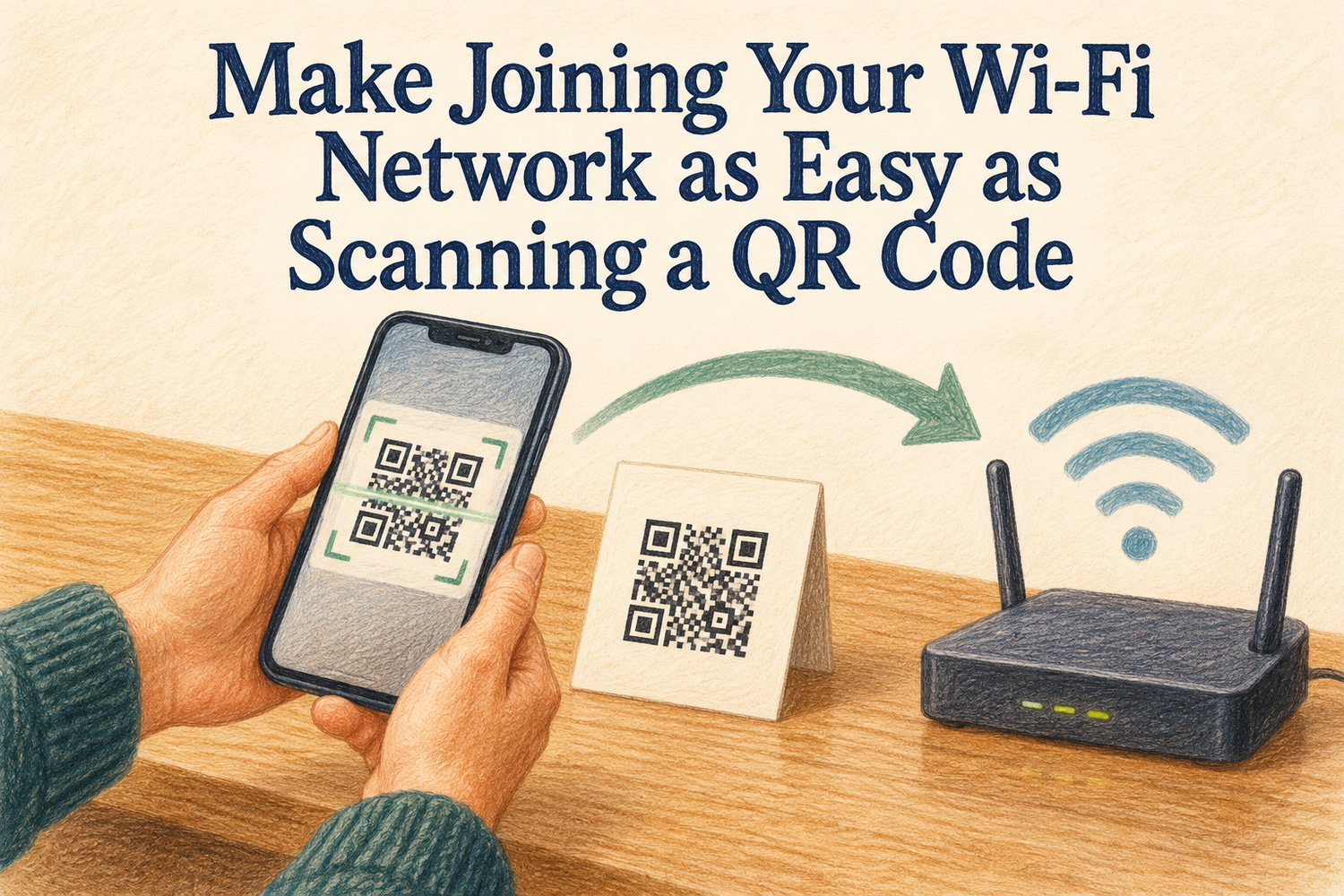 Make Joining Your Wi-Fi Network as Easy as Scanning a QR Code