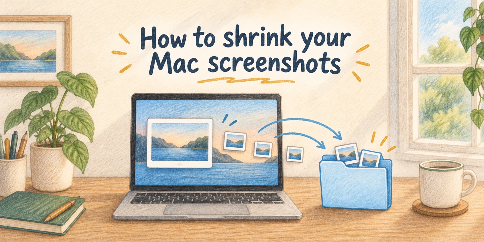 How to shrink your Mac screenshots