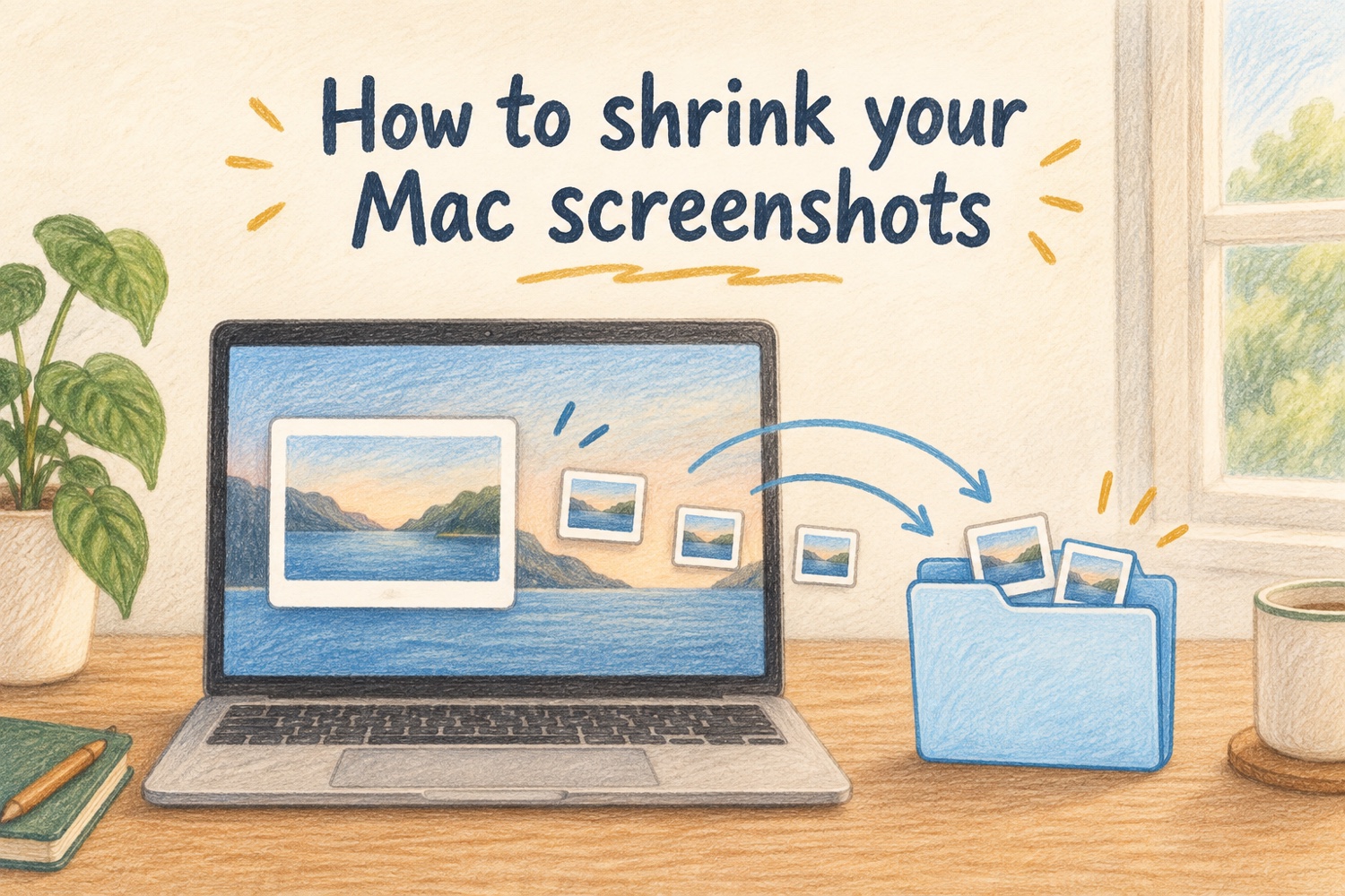 How to shrink your Mac screenshots