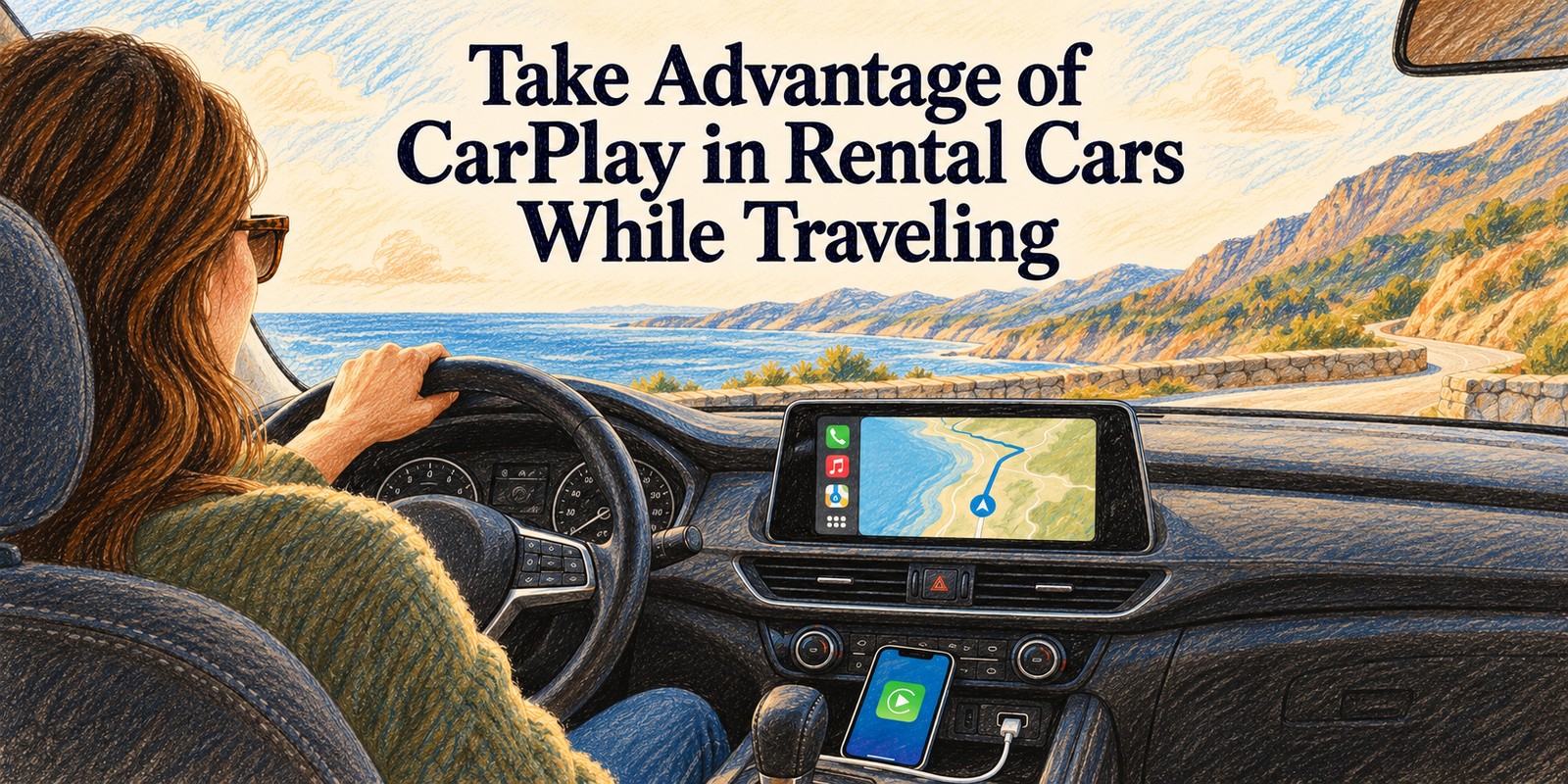 Take Advantage of CarPlay in Rental Cars While Traveling