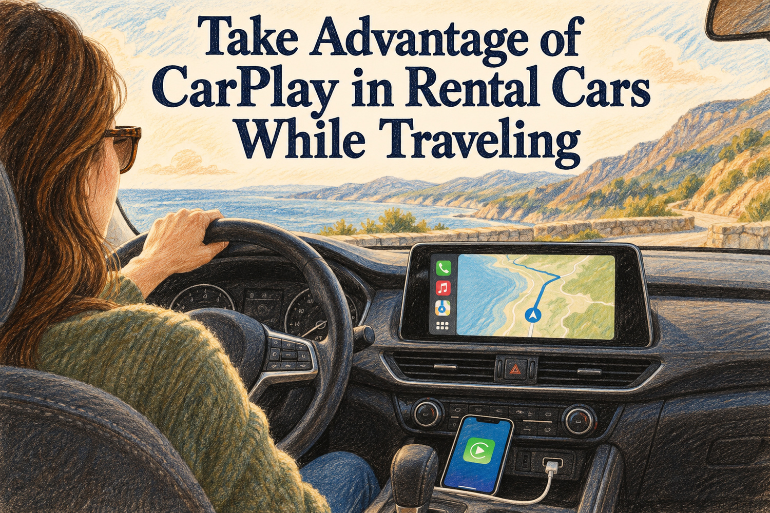 Take Advantage of CarPlay in Rental Cars While Traveling