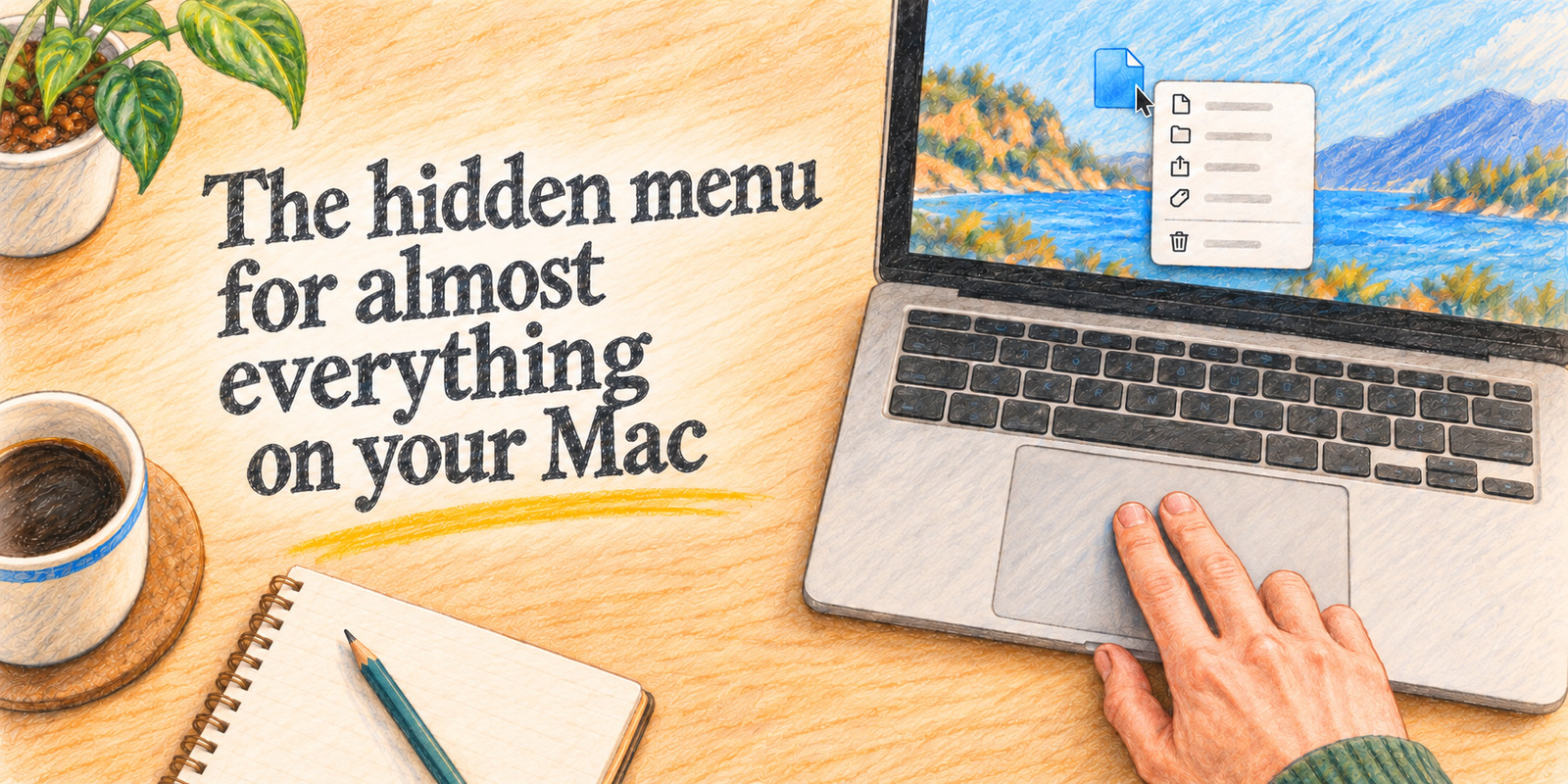 The hidden menu for almost everything on your Mac