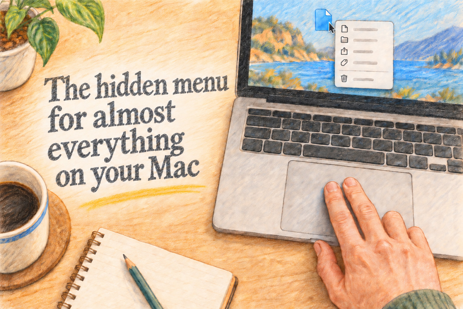 The hidden menu for almost everything on your Mac
