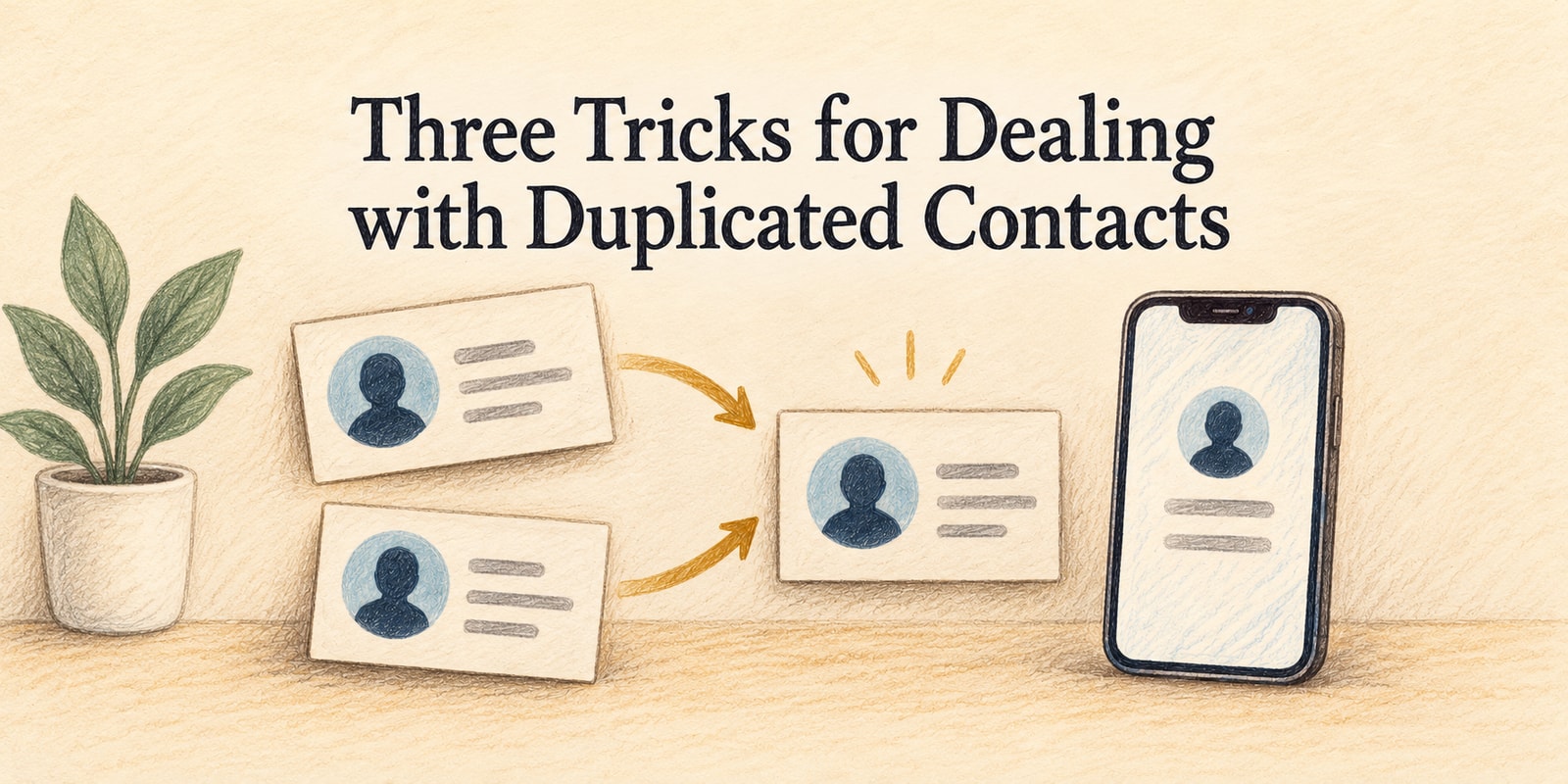 Three Tricks for Dealing with Duplicated Contacts