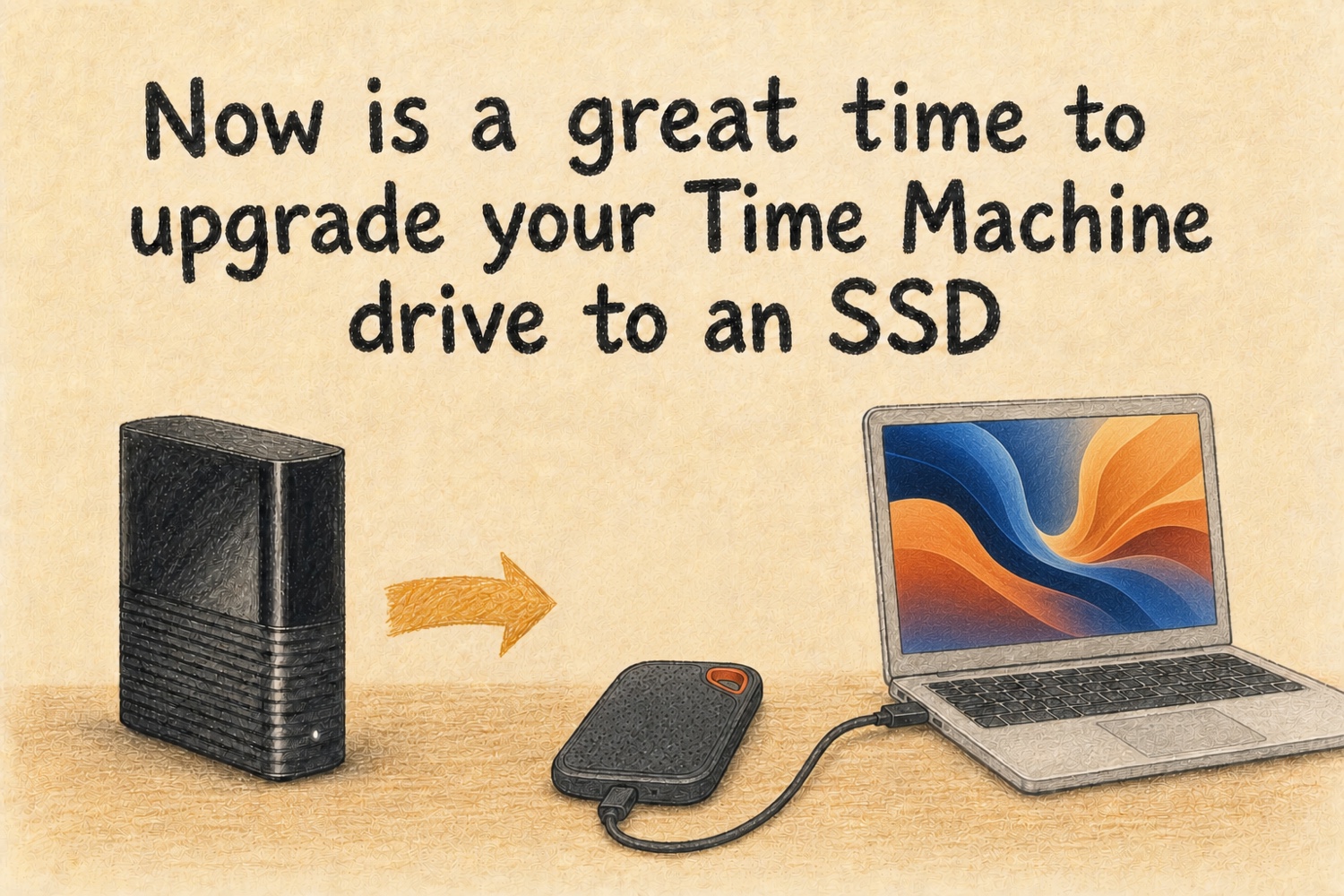 Now is a great time to upgrade your Time Machine drive to an SSD