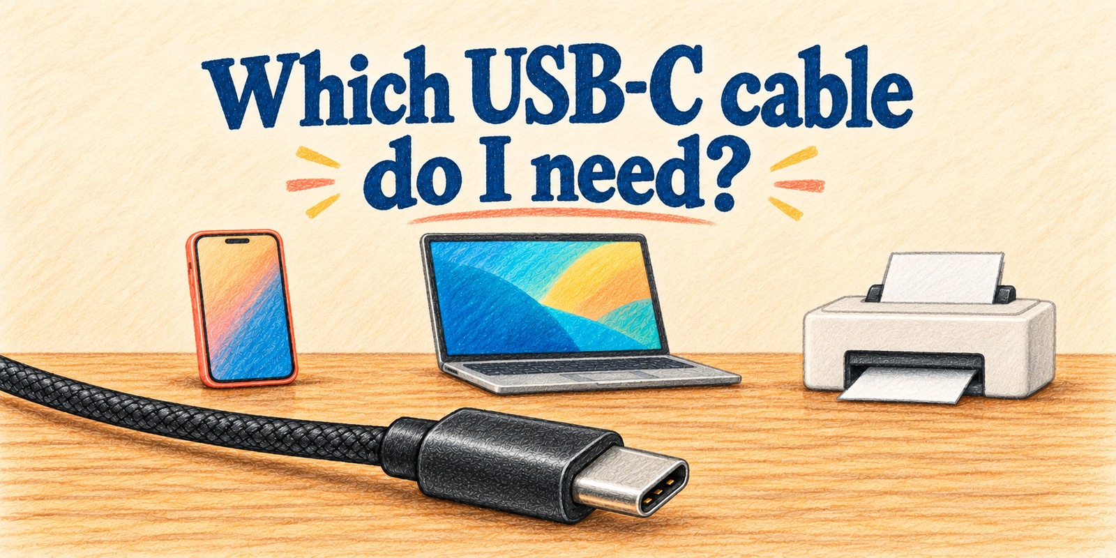 Which USB-C cable do I need?