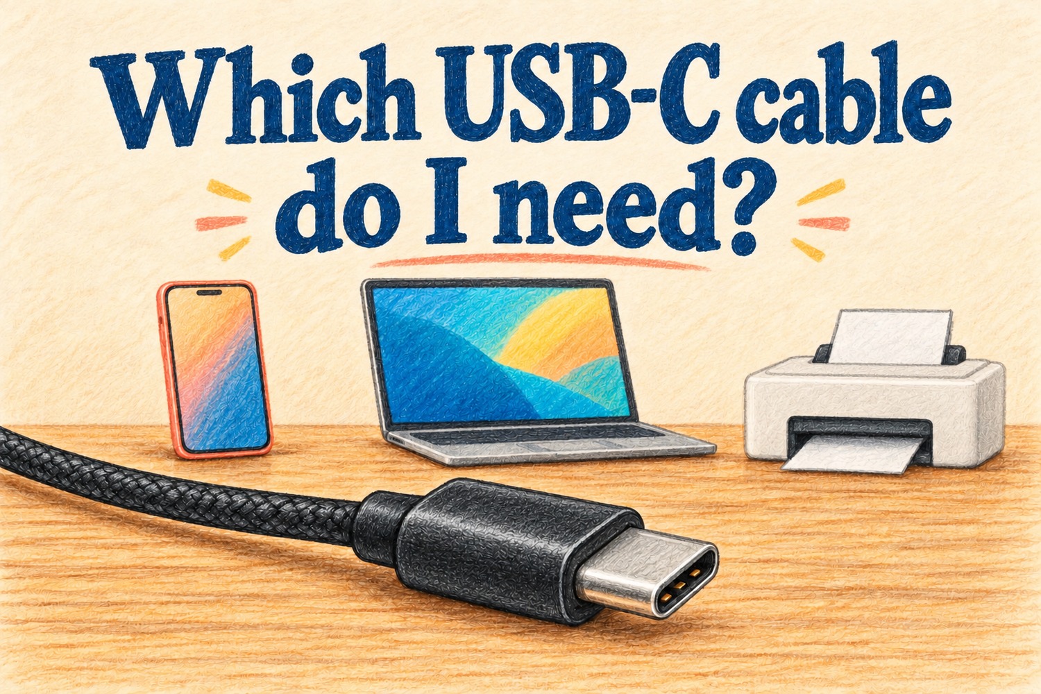 Which USB-C cable do I need?