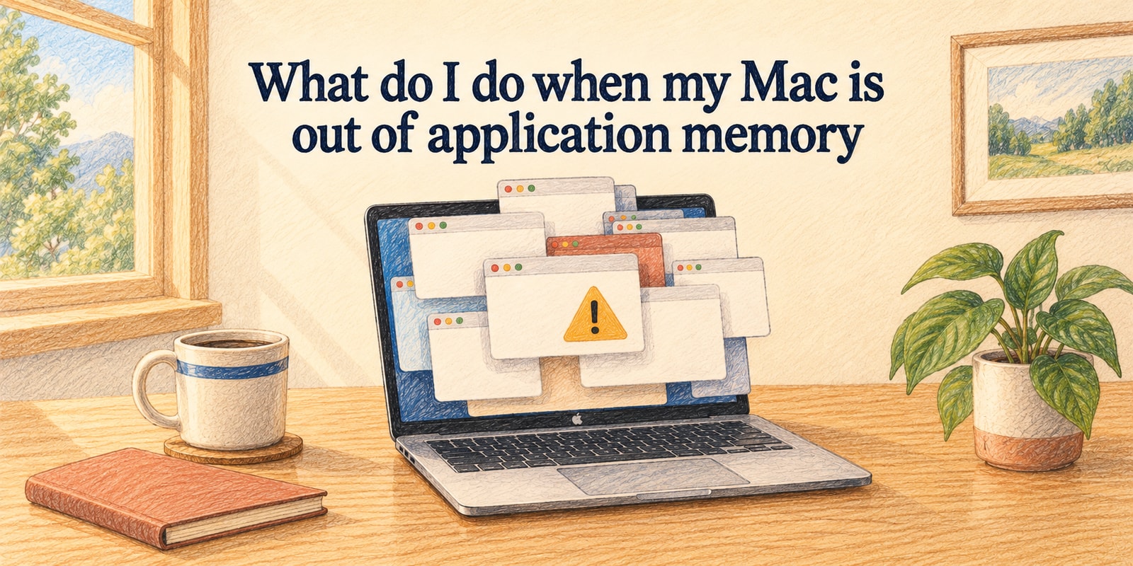 What do I do when my Mac is out of application memory