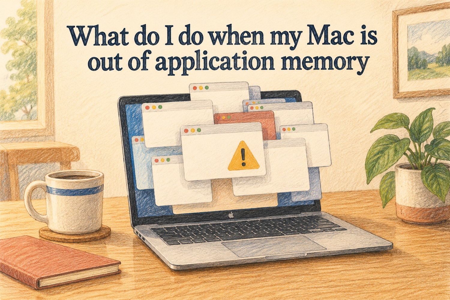 What do I do when my Mac is out of application memory