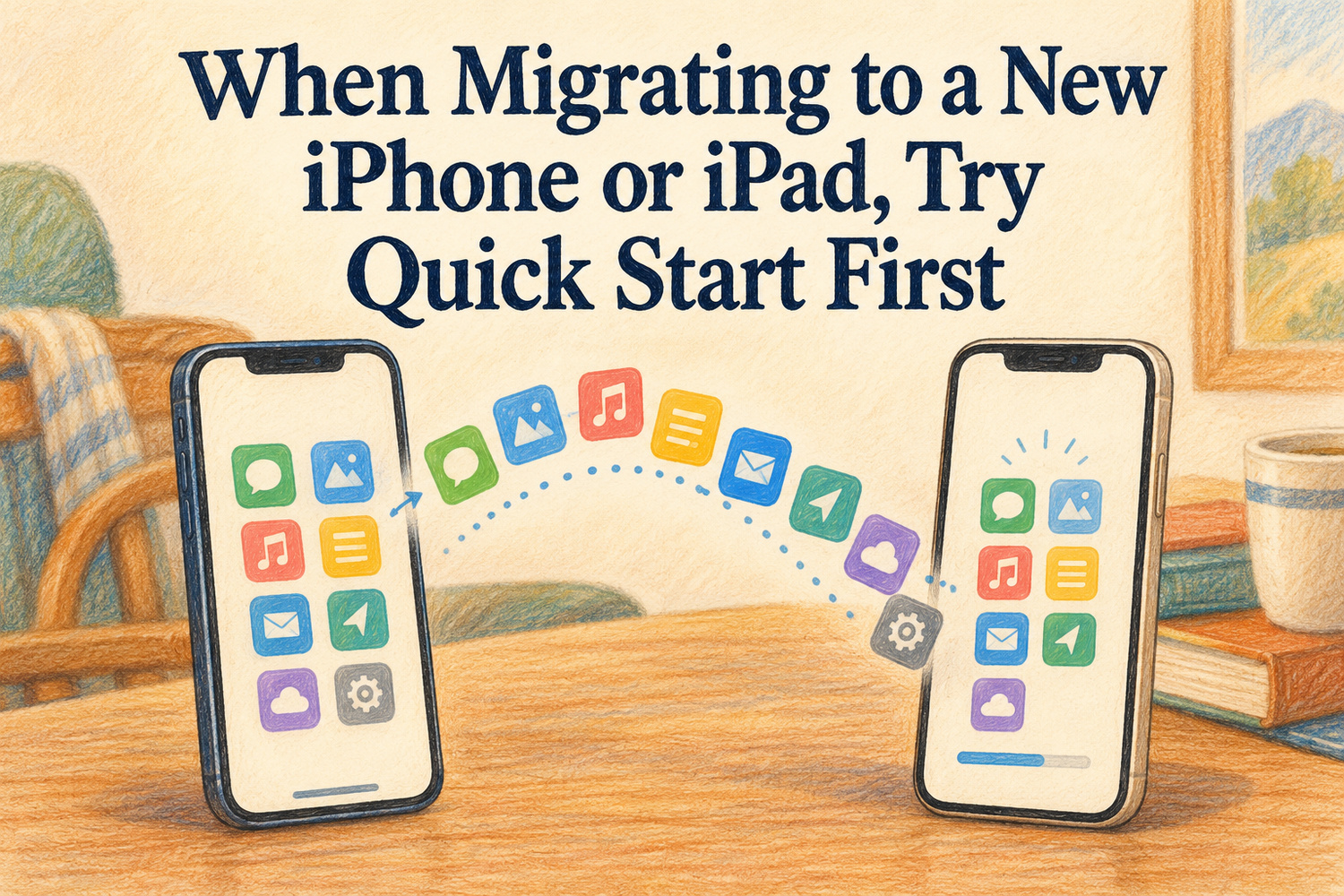 When Migrating to a New iPhone or iPad, Try Quick Start First