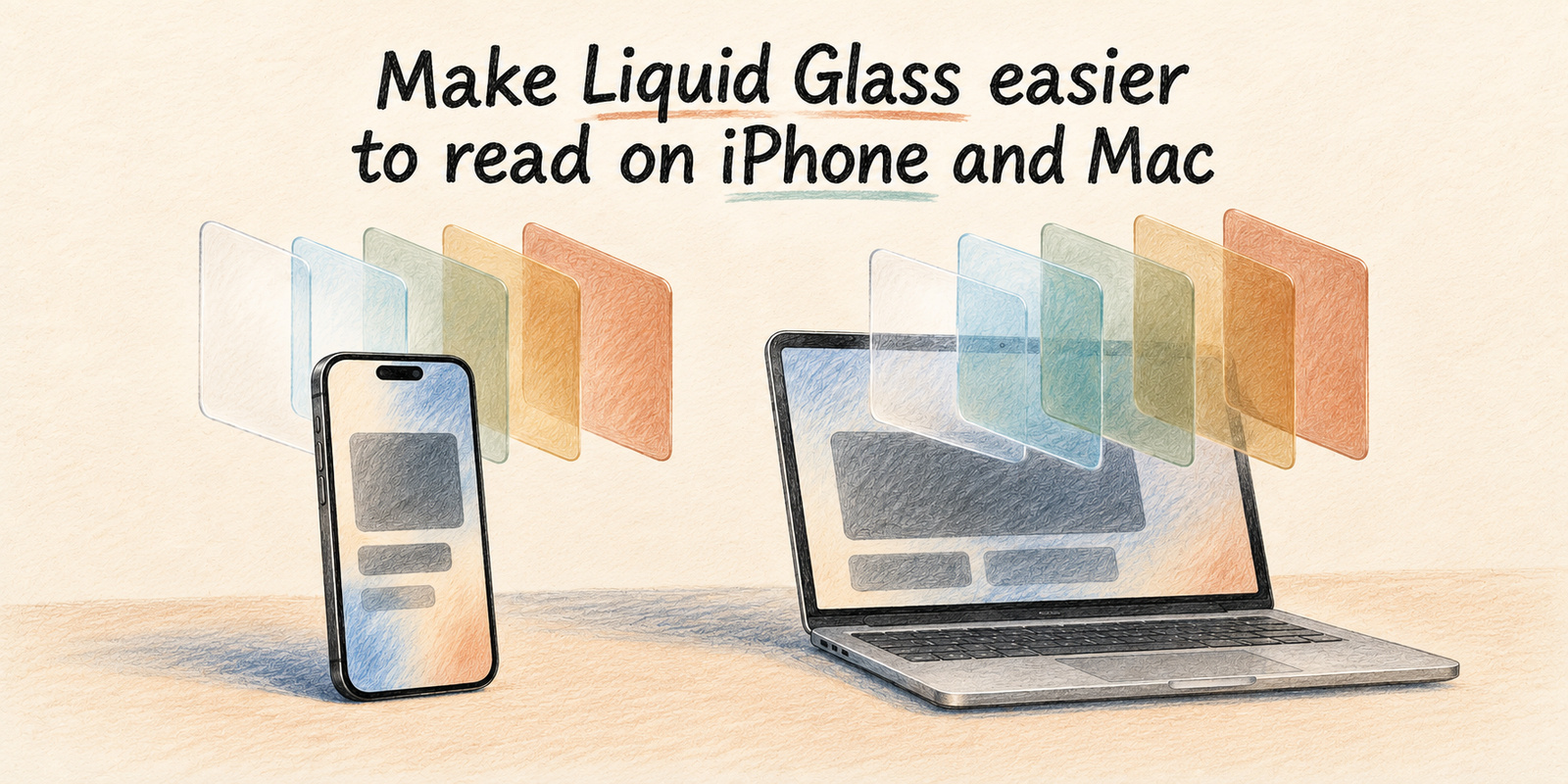 Make Liquid Glass easier to read on iPhone and Mac