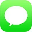 Green Messages app icon with a white speech bubble