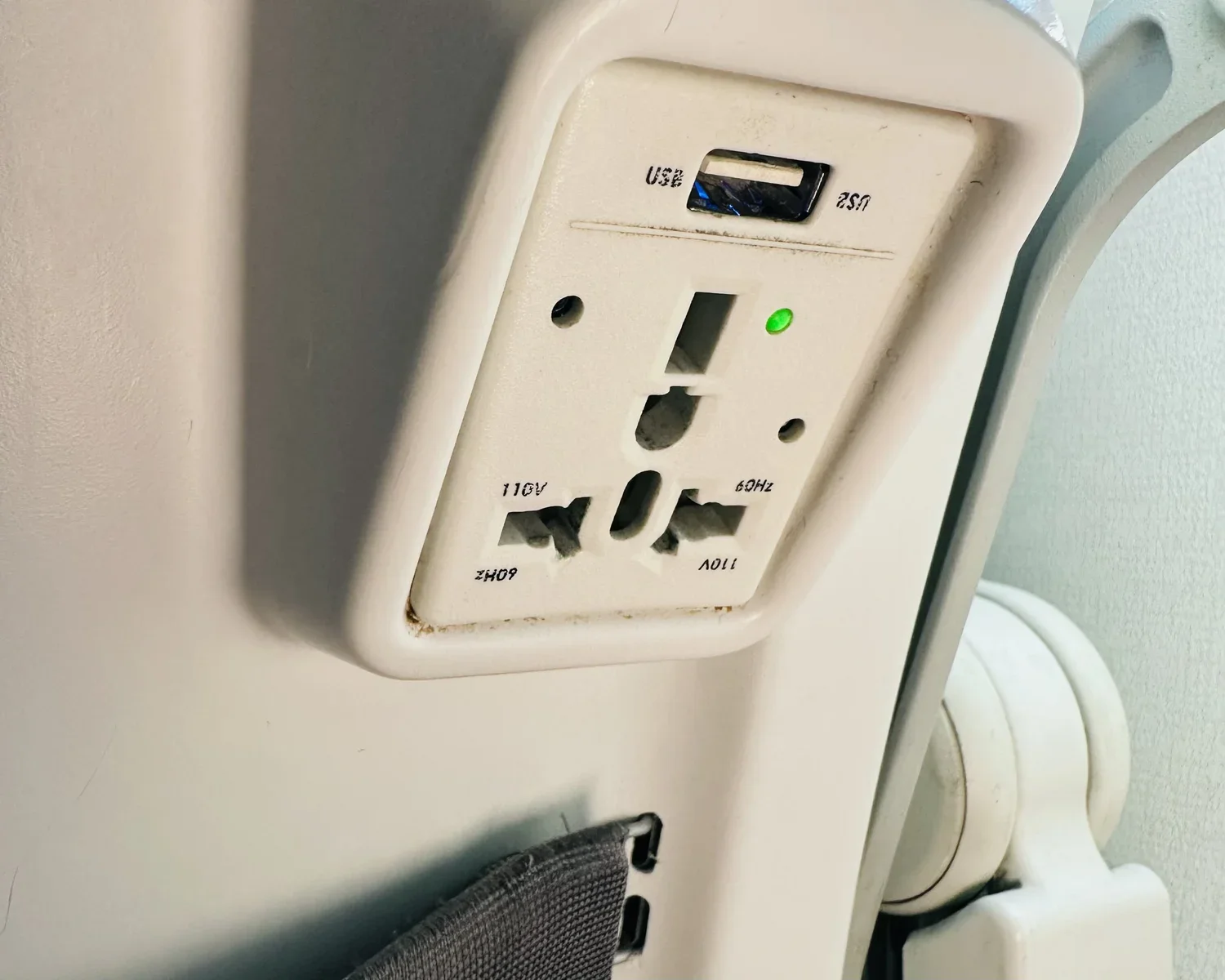 Loose power plug on an airplane? A Europlug adapter might help