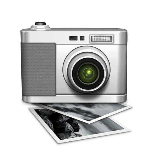 Image Capture app icon showing a camera and printed photographs