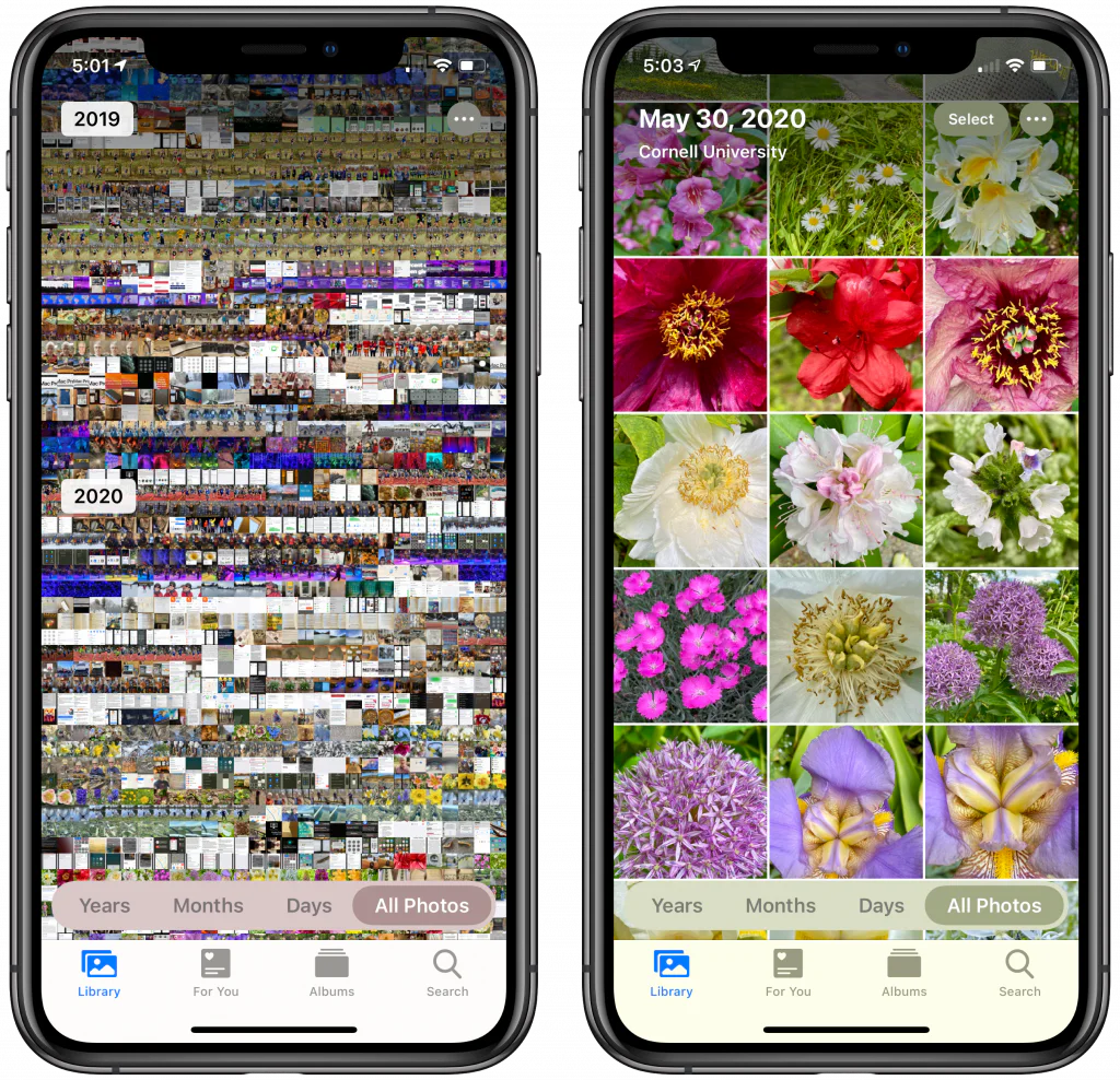 Apple device screenshot showing May 30, 2020 Cornell University Select