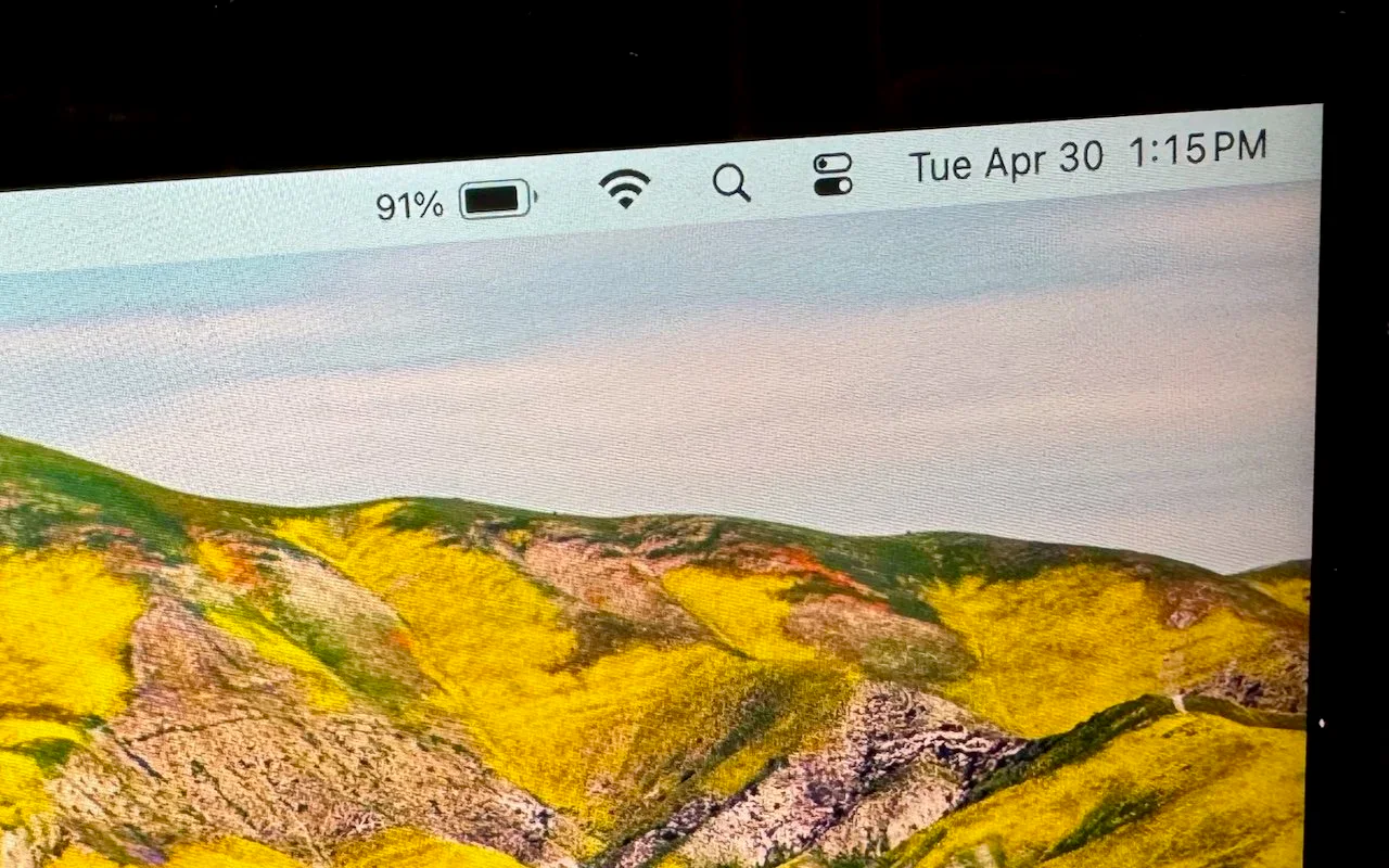 screenshot showing Tue Apr 30 1:15 PM