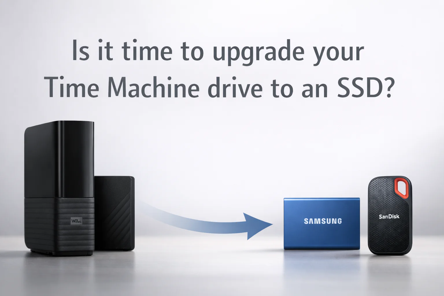 screenshot showing Is it time to upgrade your Time Machine drive to an SSD? SAMSUNG