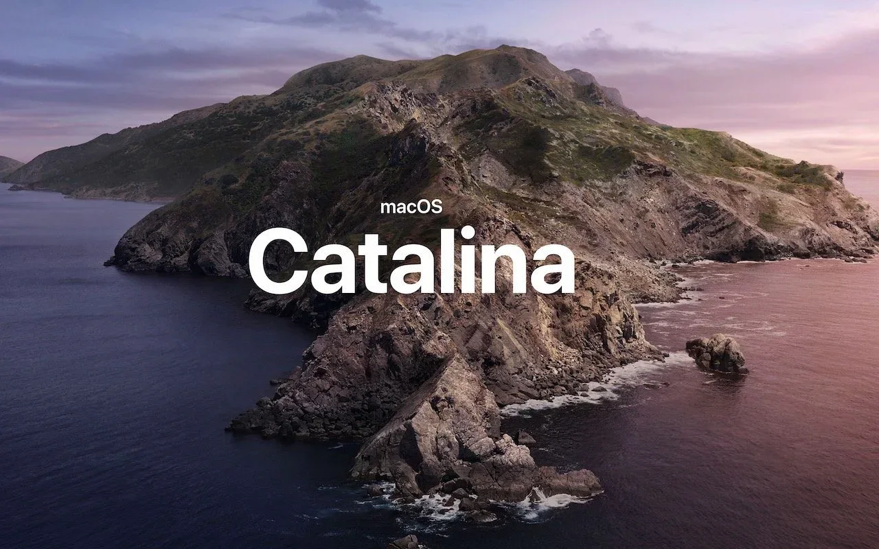 Mac screenshot showing macOS Catalina