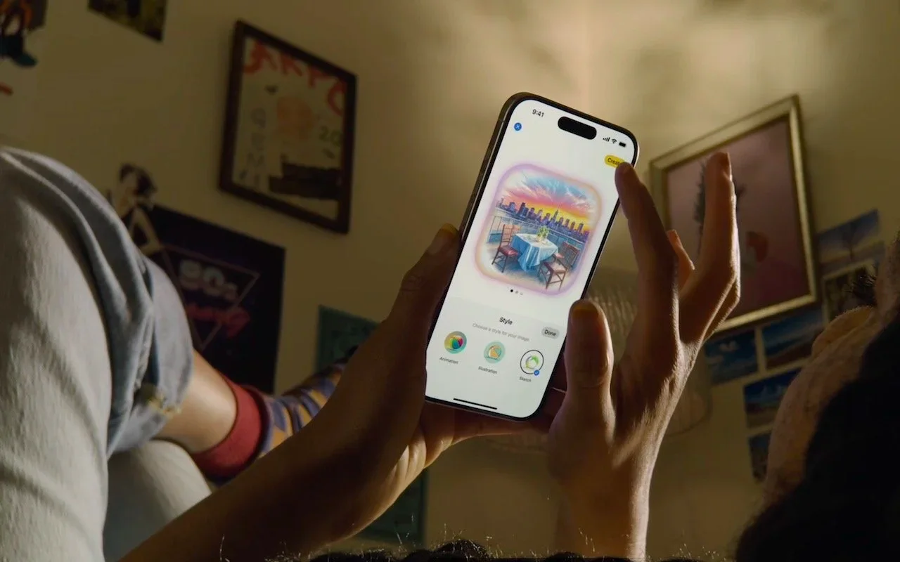 Apple intelligence image playground photo