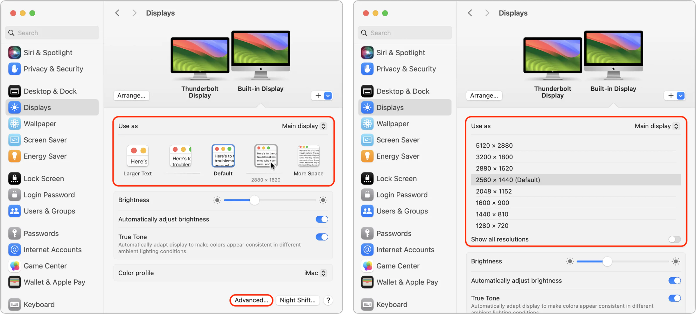 screenshot showing Q Search Siri & Spotlight Privacy & Security