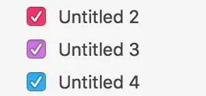 Mac Calendar list with three calendars selected for merging
