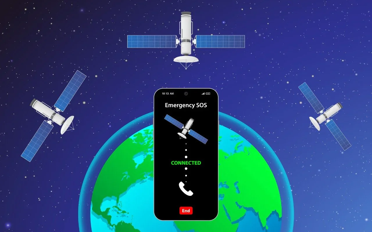 screenshot showing Emergency SOS CONNECTED End