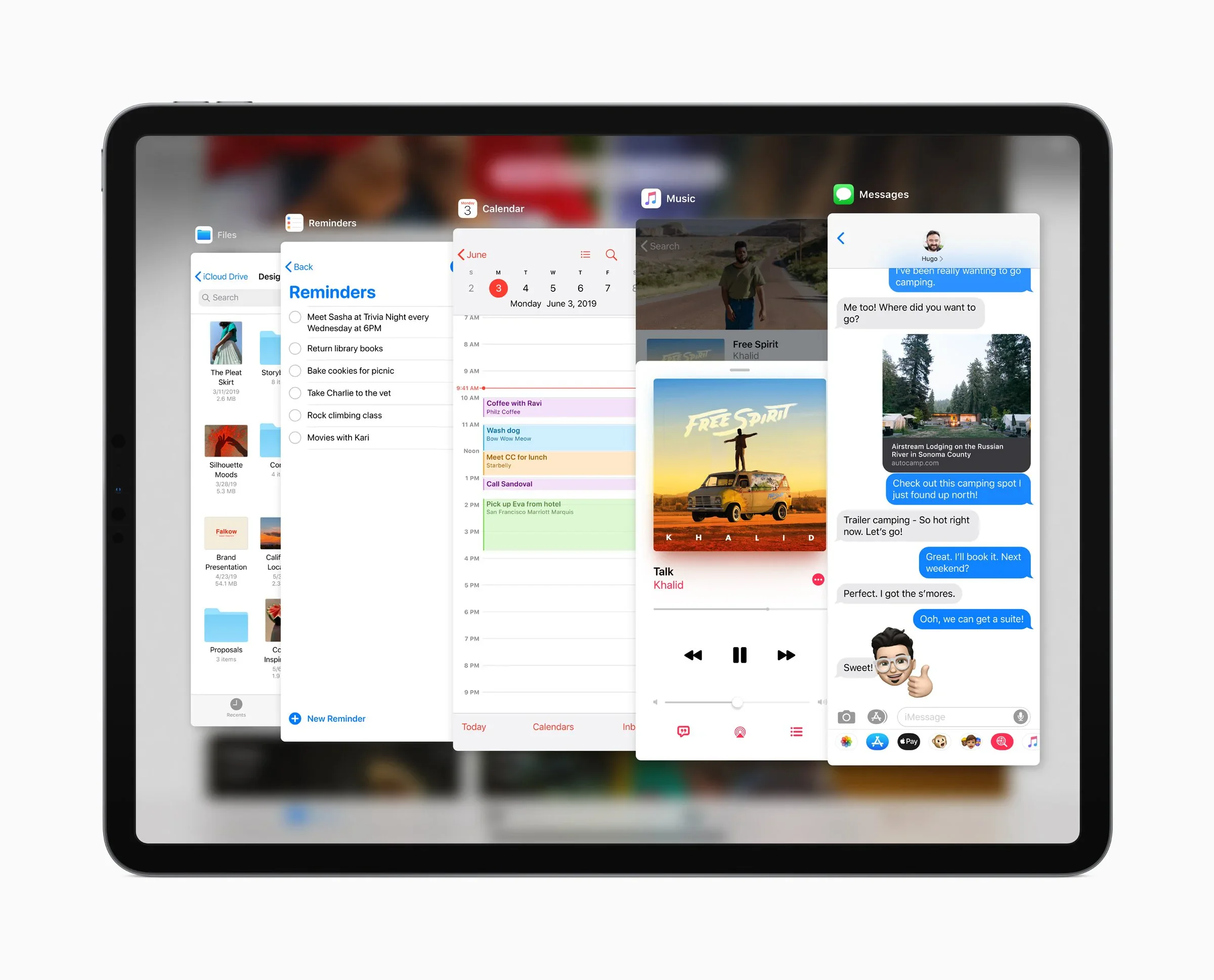 Apple device screenshot showing Files < iCloud Drive Desig Q Search