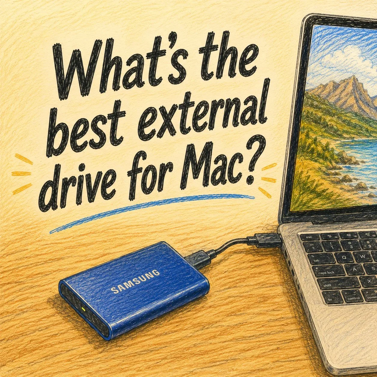 screenshot showing What's the best external drive for Mac?