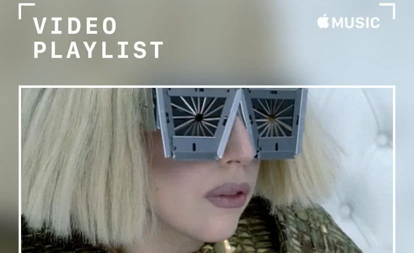 Apple Music Video Playlist artwork featuring a performer
