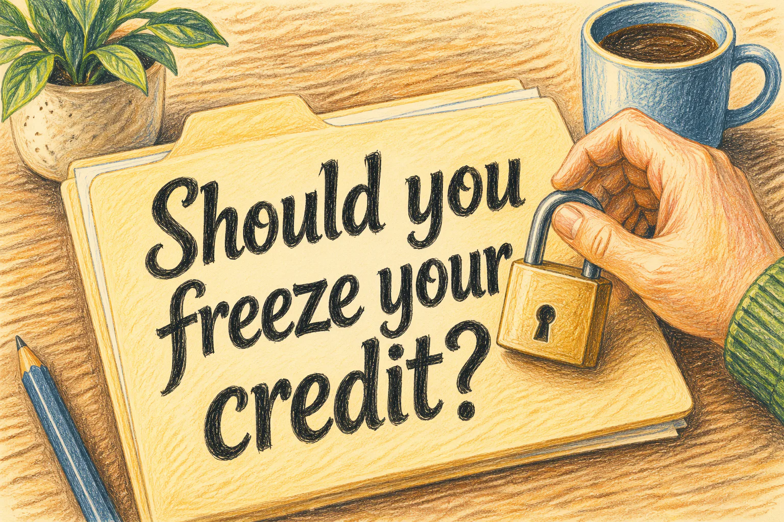 screenshot showing Should you freeze your credit?
