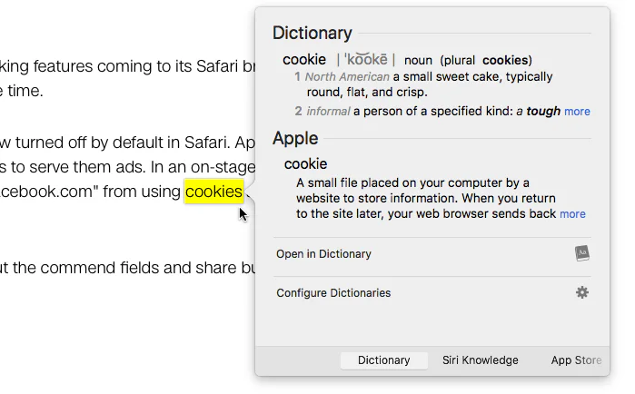 dictionary