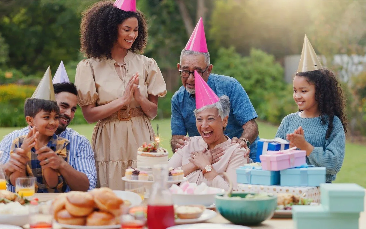 Birthday party photo