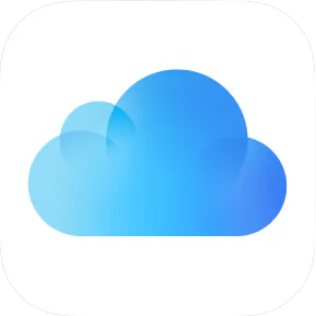 Apple device screenshot showing icloud drive icon