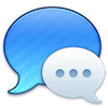 iPad screenshot showing messagesicon