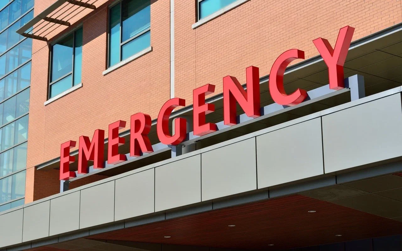 Call 911 or with an iPhone or apple watch invoke emergency