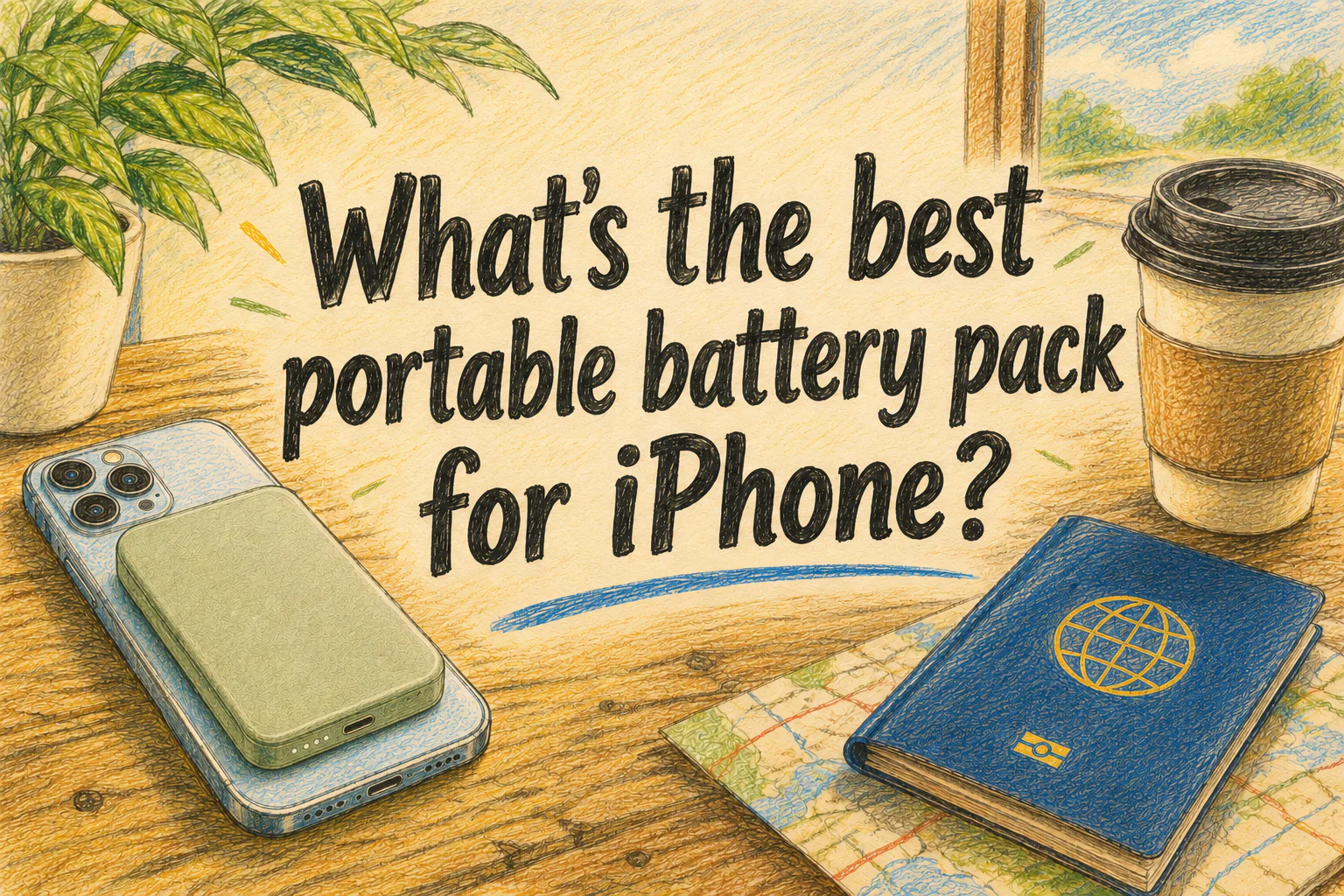 Apple device screenshot showing What's the best portable battery pack for iPhone?
