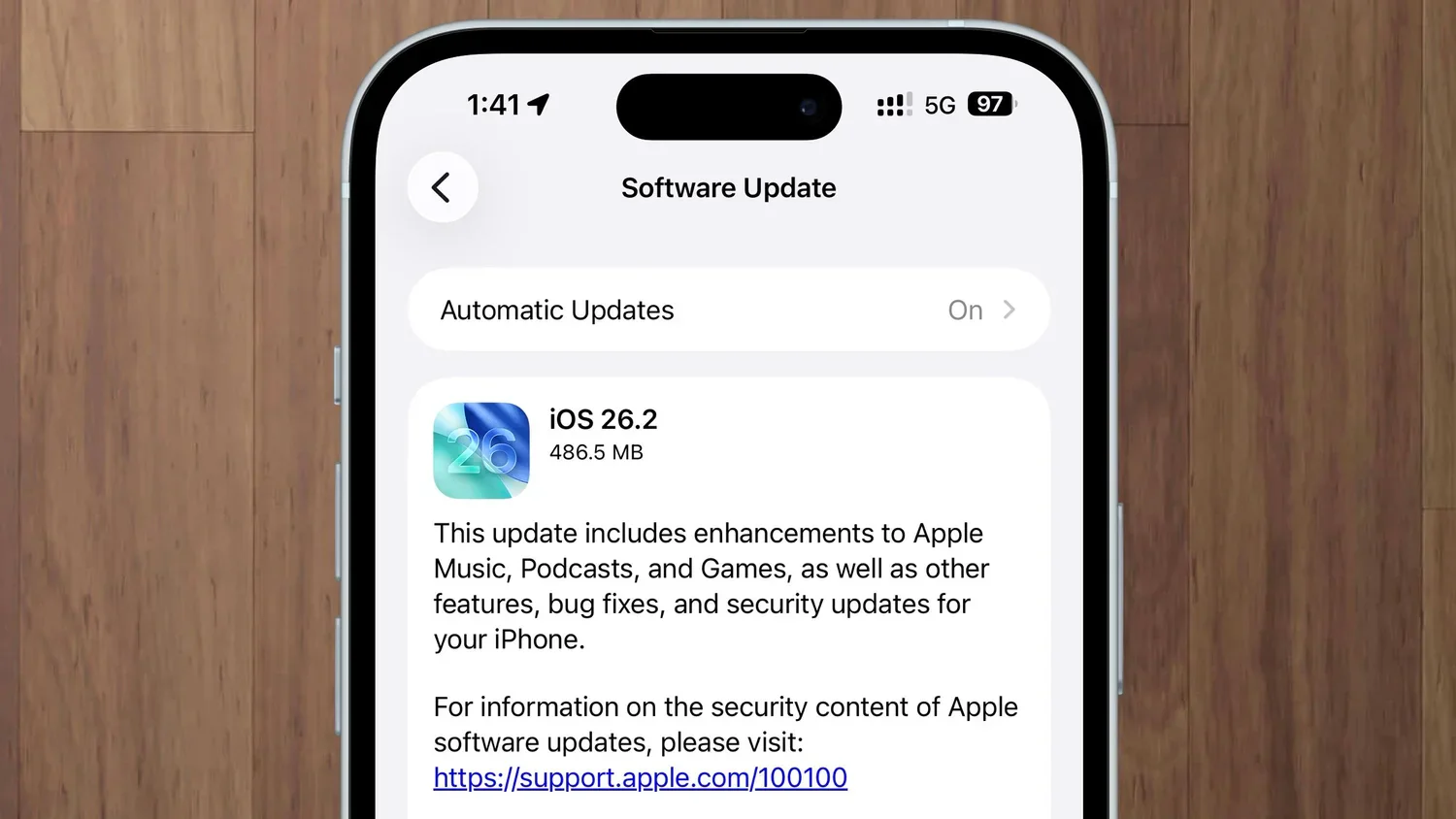 Apple releases 26.2 updates